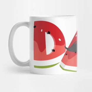 'Dad Watermelon' Cool Watermelon Family Matching Mug